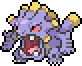 Pixel art of the Pokemon Exploud.