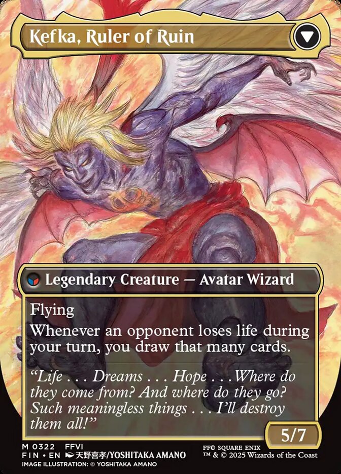 The Magic: The Gathering card Kefka, Ruler of Ruin
