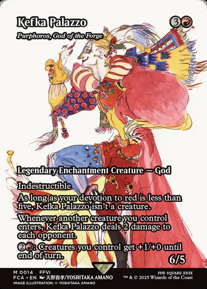 The Magic: The Gathering card Kefka Palazzo