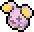 Pixel art of the Pokemon Whismur.